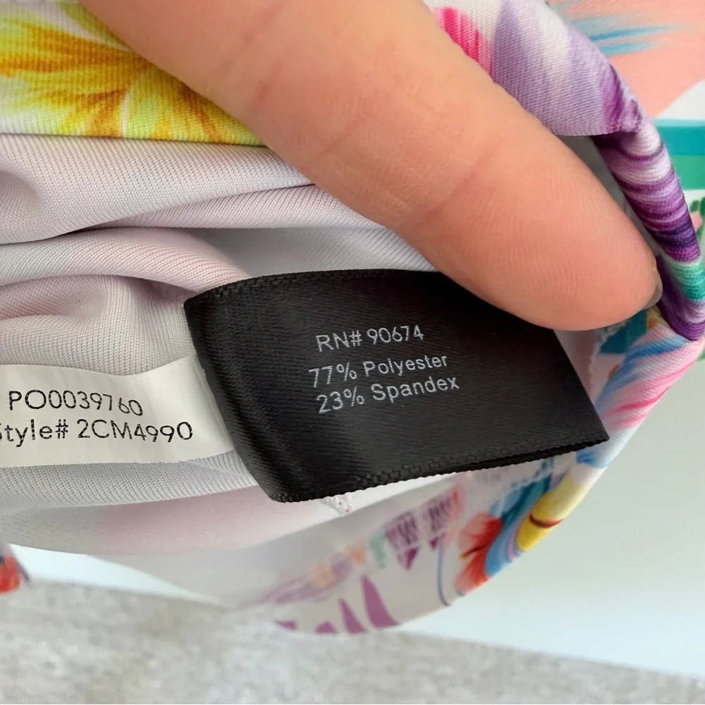 BOSTON PROPER B-Active Printed Polo Sport Top Style 2CM4990 - Picture 7 of 7